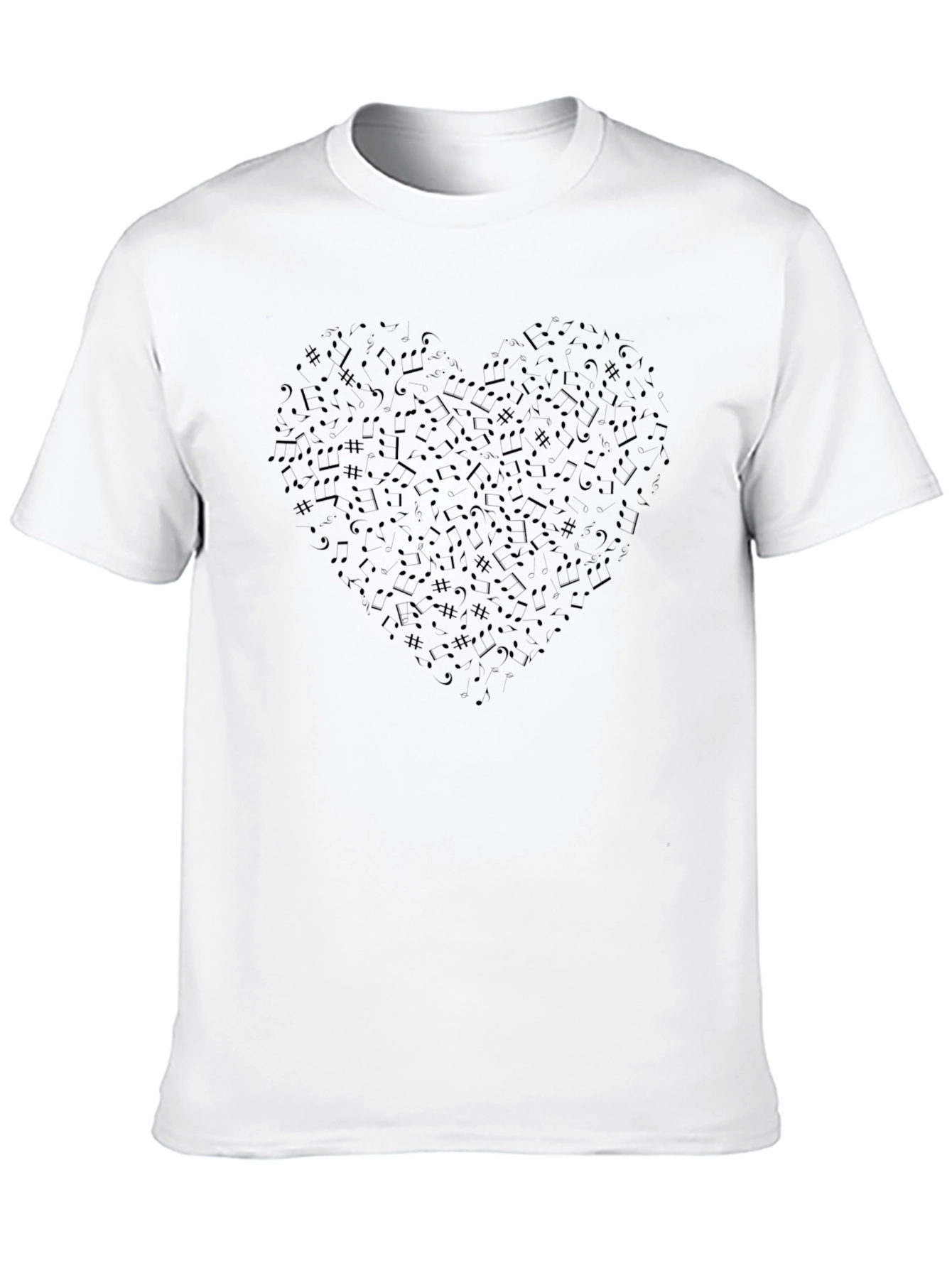 Music Heart T-Shirt - Stylish & Unique Design