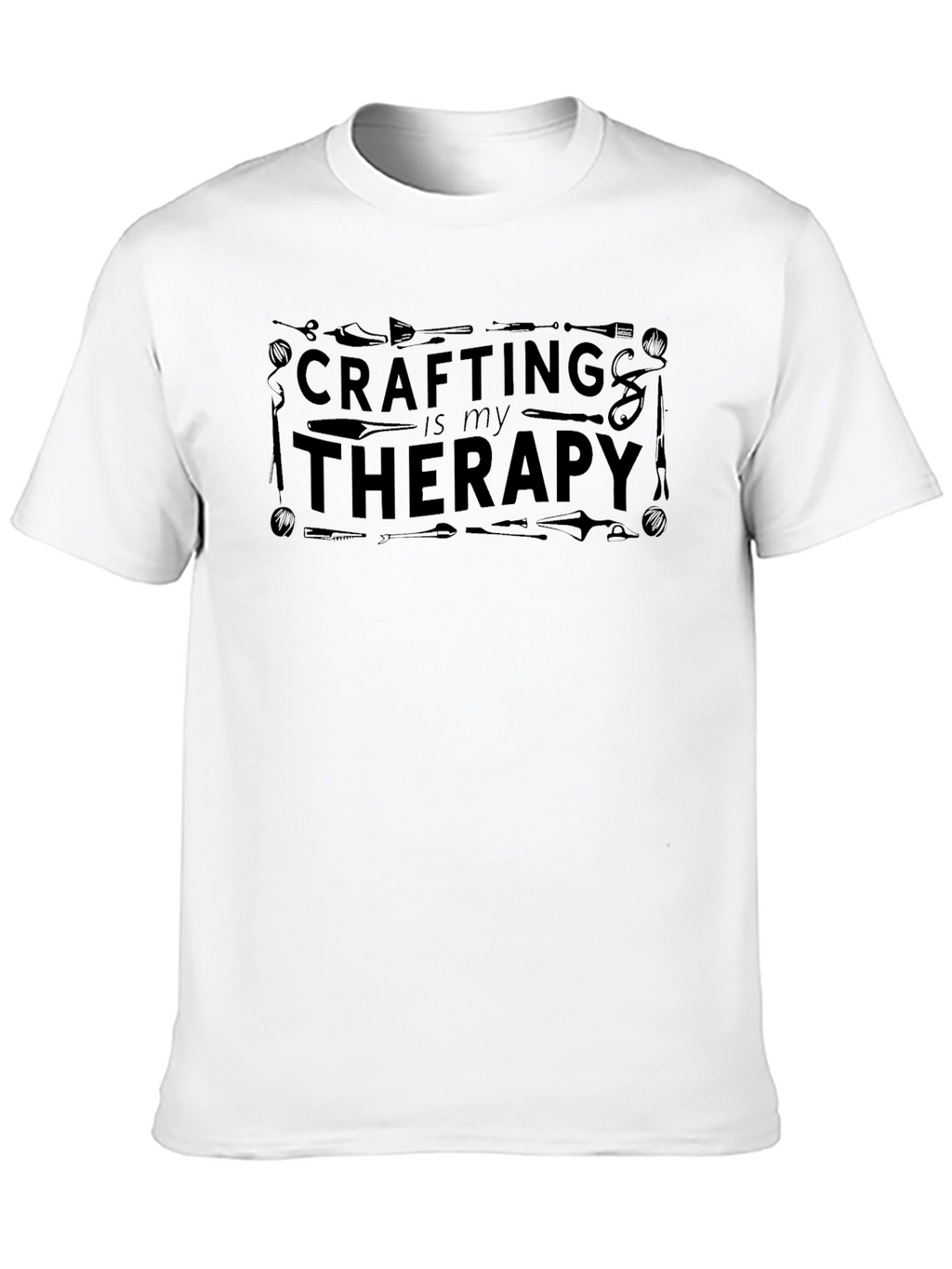 Crafting is My Therapy Graphic Tee