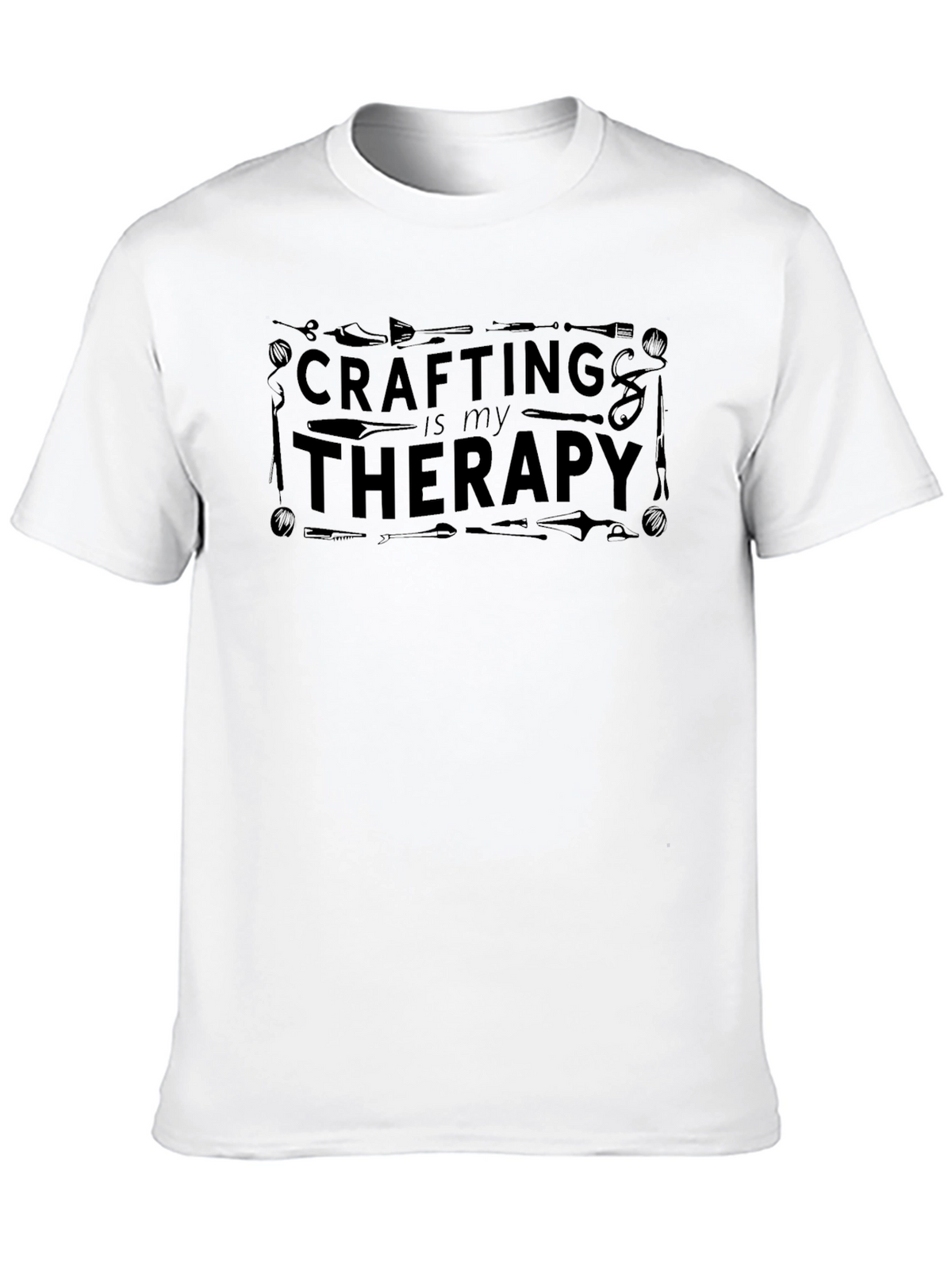 Crafting is My Therapy Graphic Tee