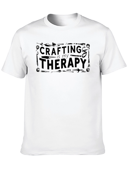 Crafting is My Therapy Graphic Tee