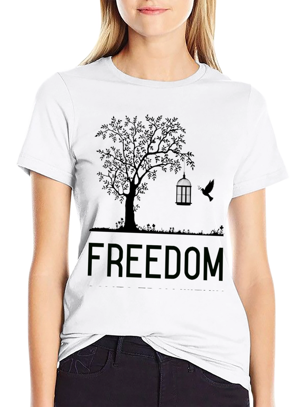 Freedom Tree Birdcage T-Shirt