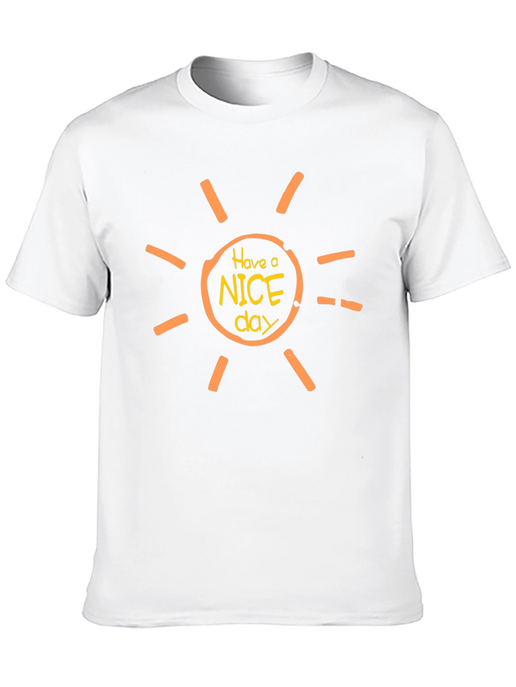 Have a Nice Day Sun Graphic Tee - Black