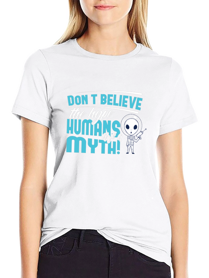 Dont Believe The Hype Alien Graphic T-Shirt