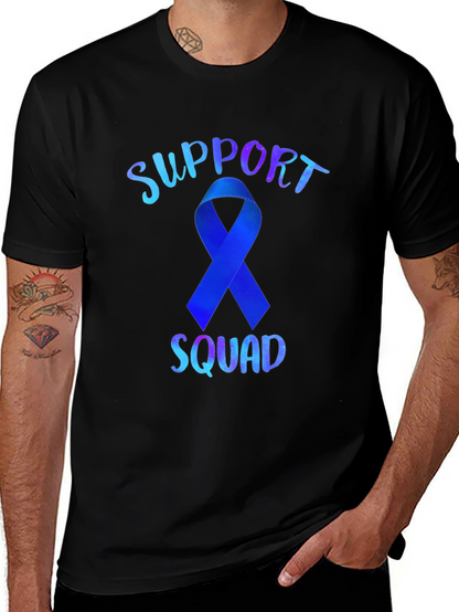 Support Squad Ribbon Graphic Tee