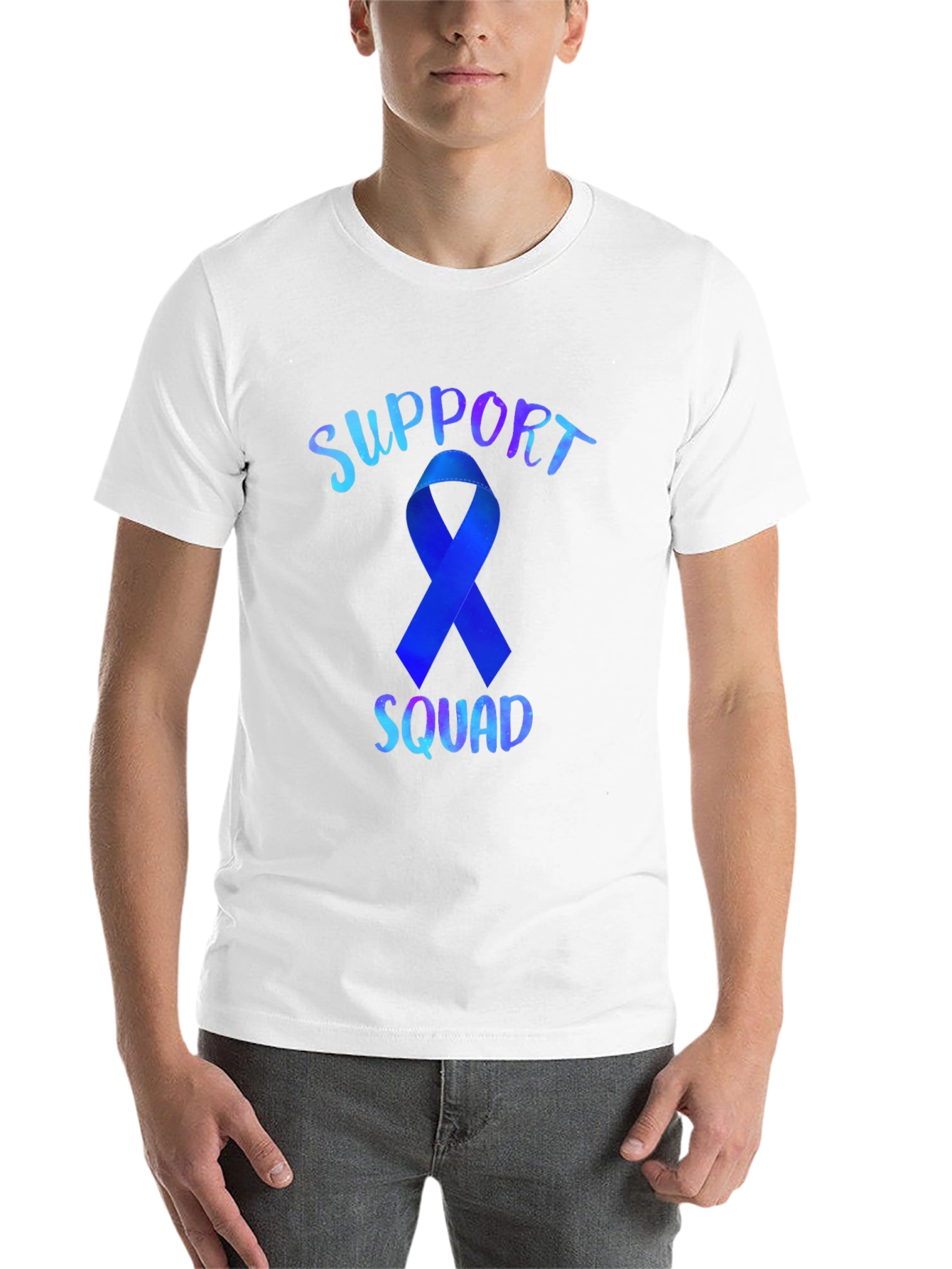 Support Squad Ribbon Graphic Tee