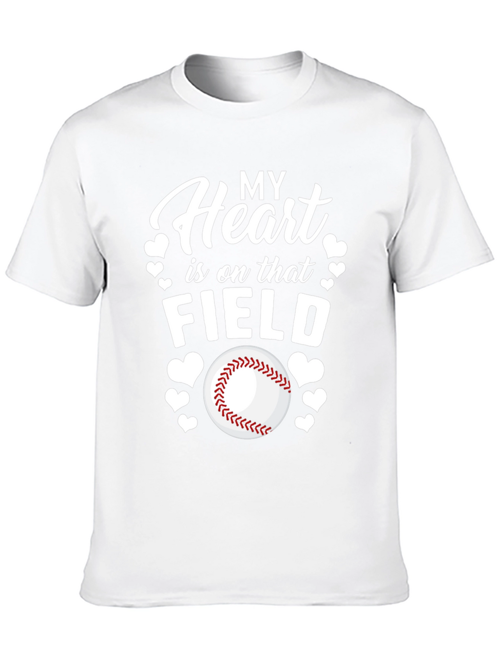 Heart on the Field Baseball T-Shirt