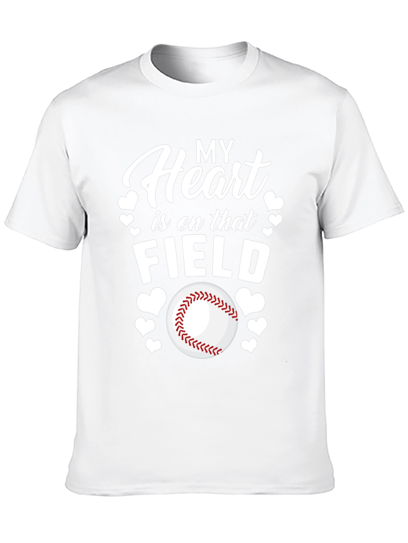 Heart on the Field Baseball T-Shirt