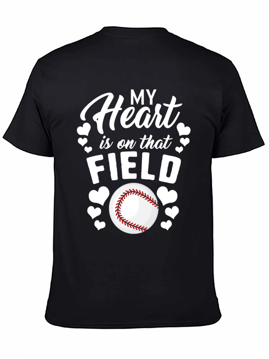 Heart on the Field Baseball T-Shirt