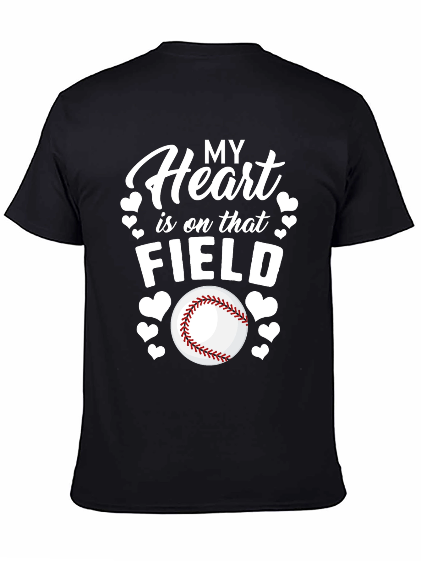 Heart on the Field Baseball T-Shirt