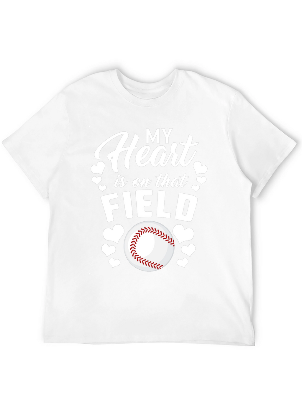 Heart on the Field Baseball T-Shirt