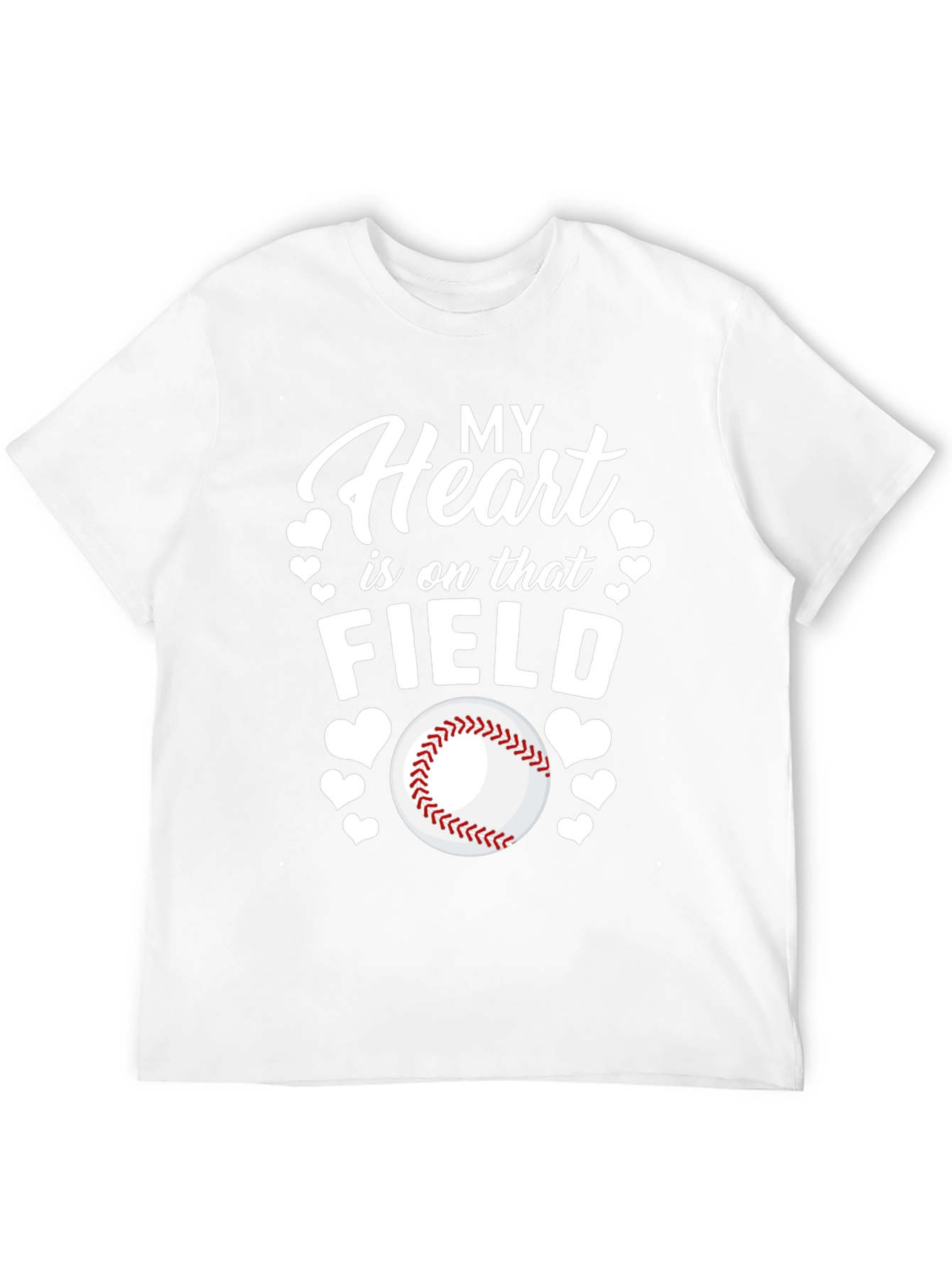 Heart on the Field Baseball T-Shirt