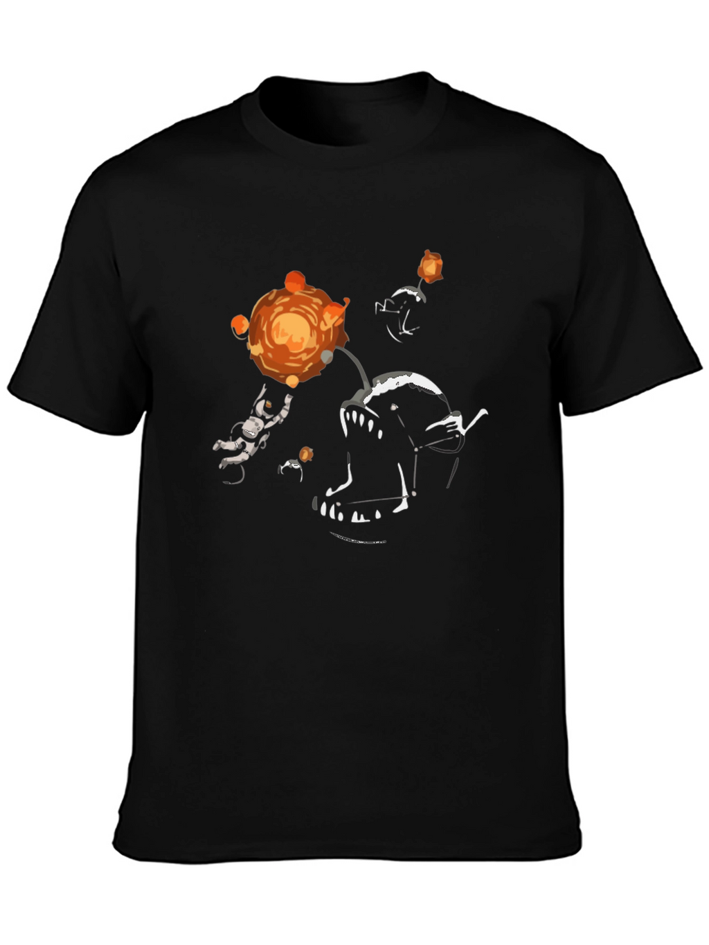 Astronaut Anglerfish Graphic Tee