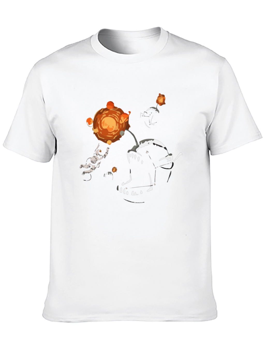 Astronaut Anglerfish Graphic Tee