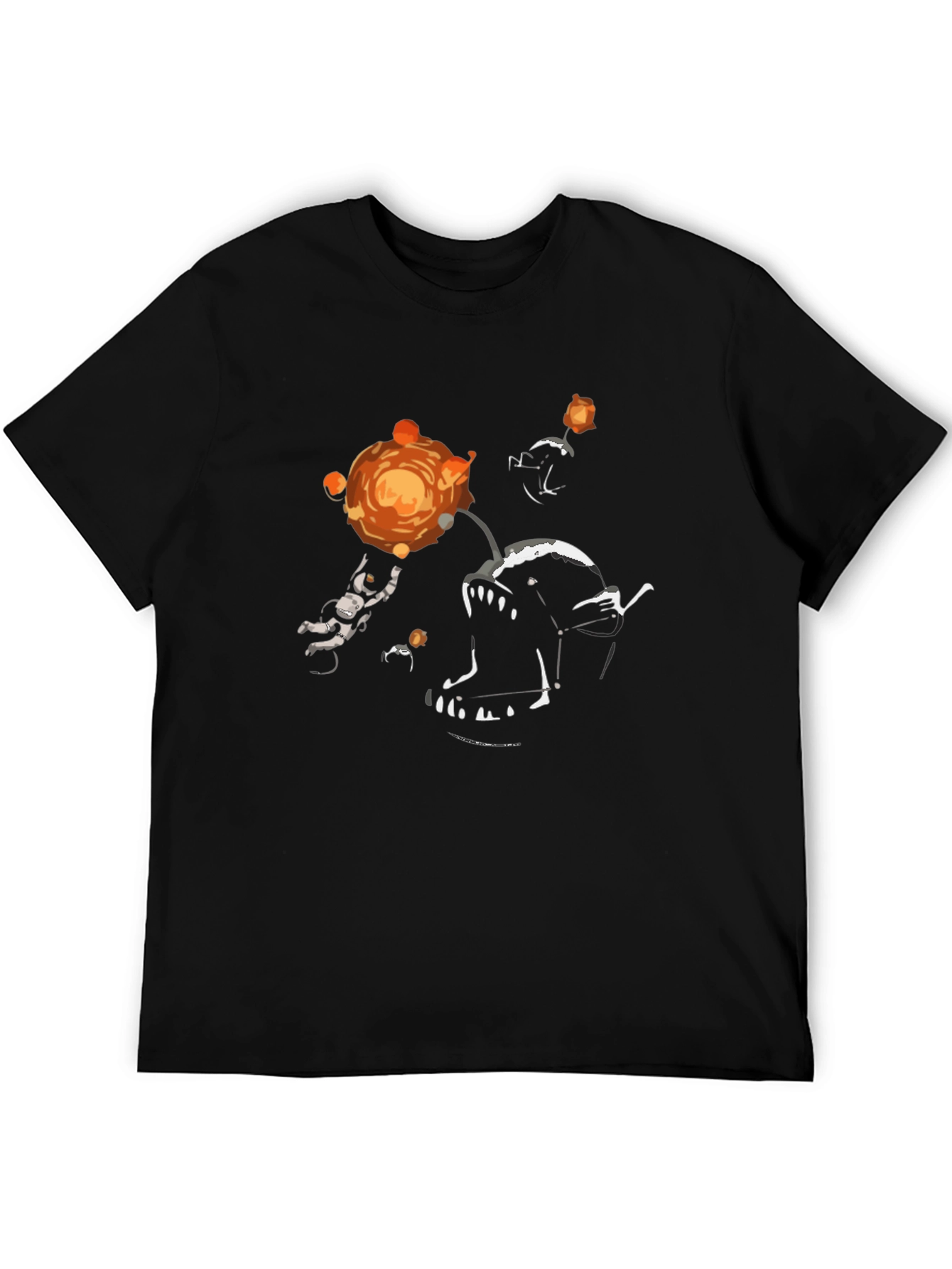Astronaut Anglerfish Graphic Tee