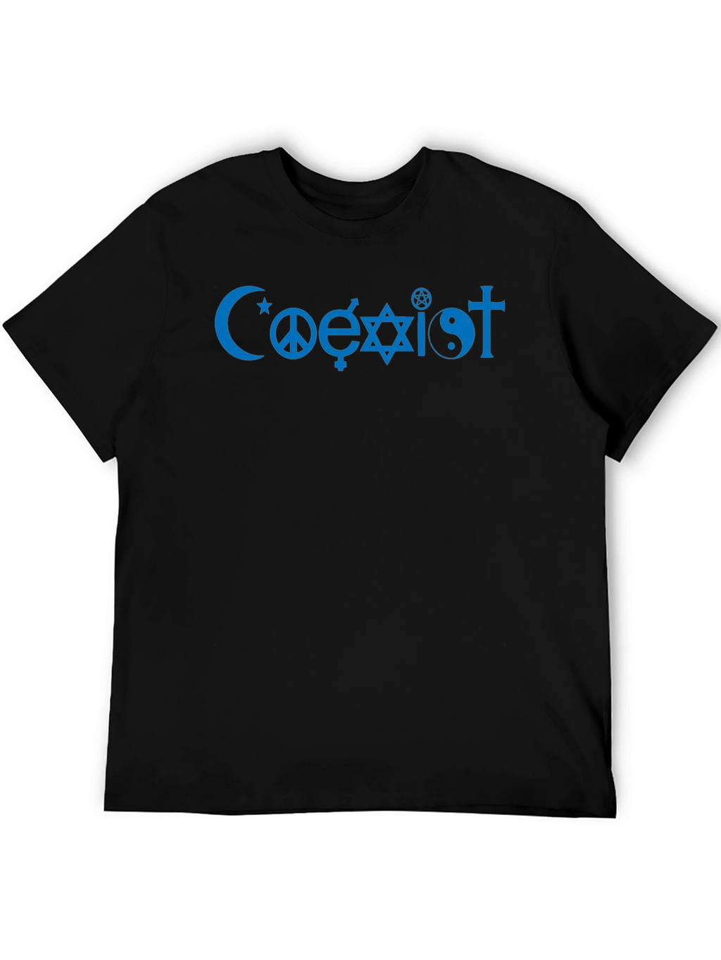 Coexist Symbol Black T-Shirt