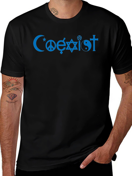 Coexist Symbol Black T-Shirt