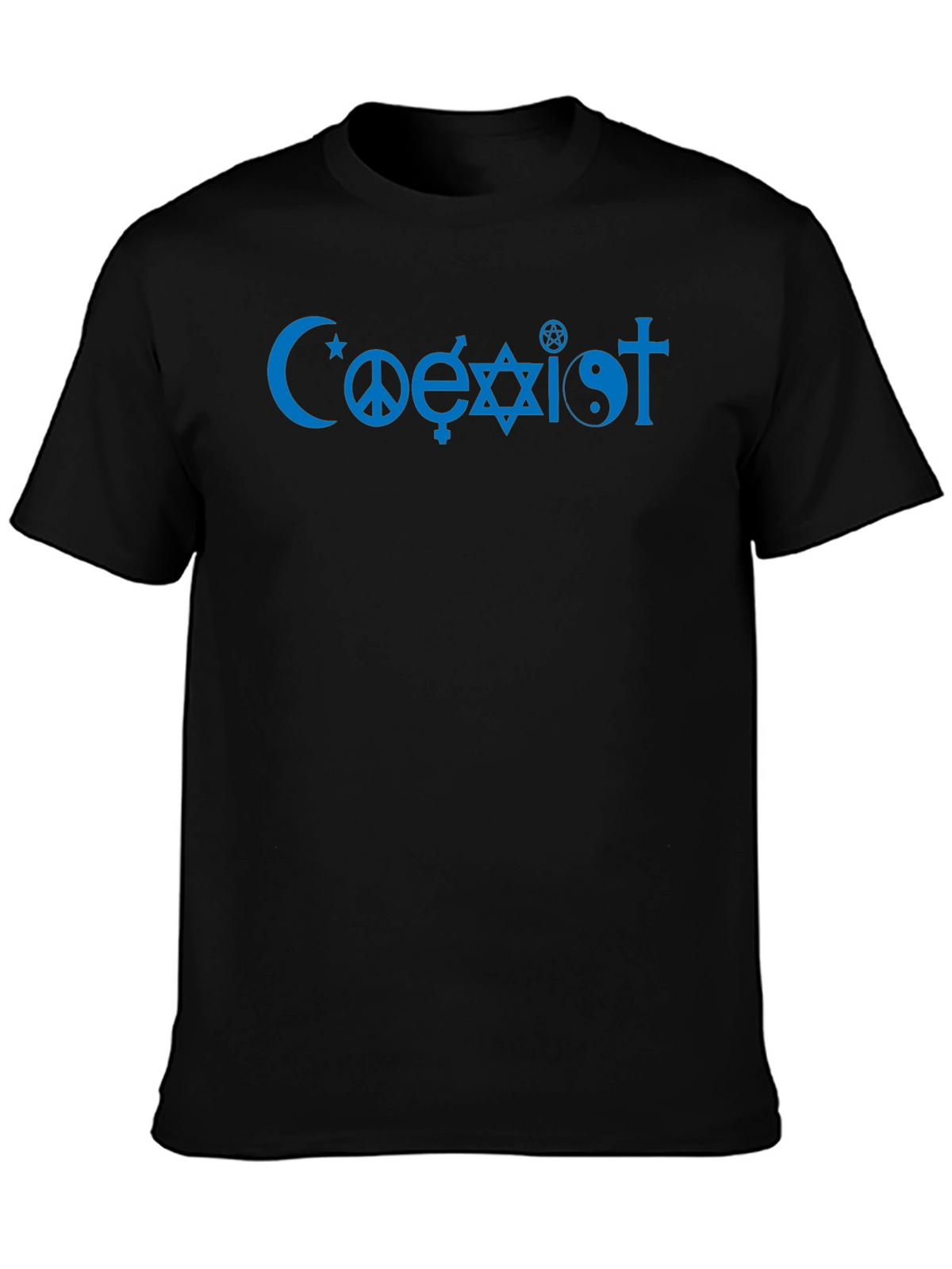 Coexist Symbol Black T-Shirt