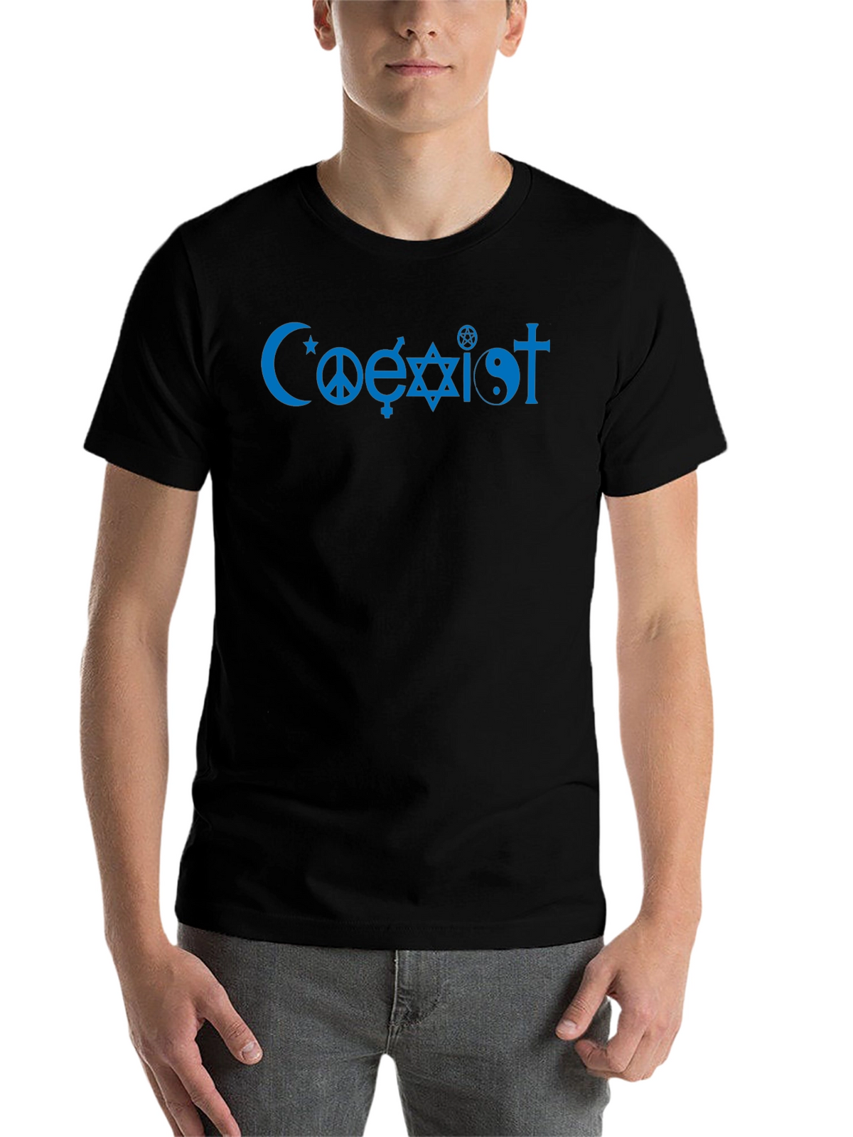 Coexist Symbol Black T-Shirt