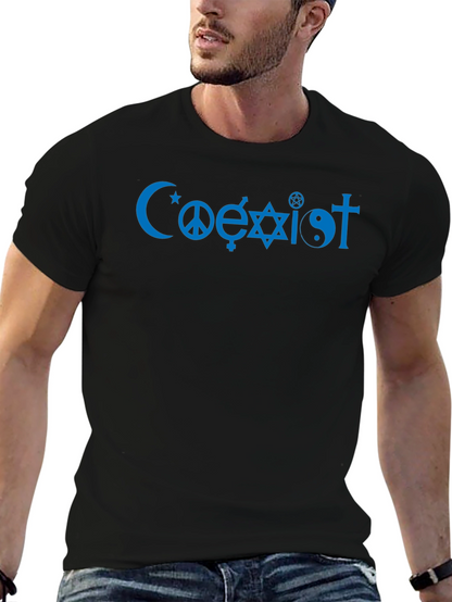 Coexist Symbol Black T-Shirt
