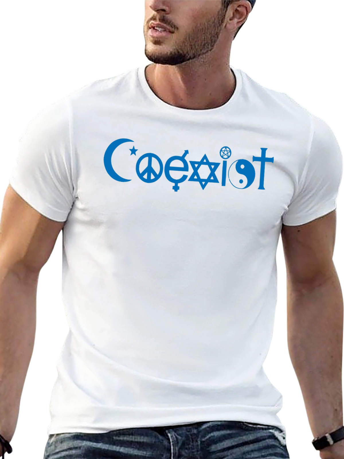 Coexist Symbol Black T-Shirt