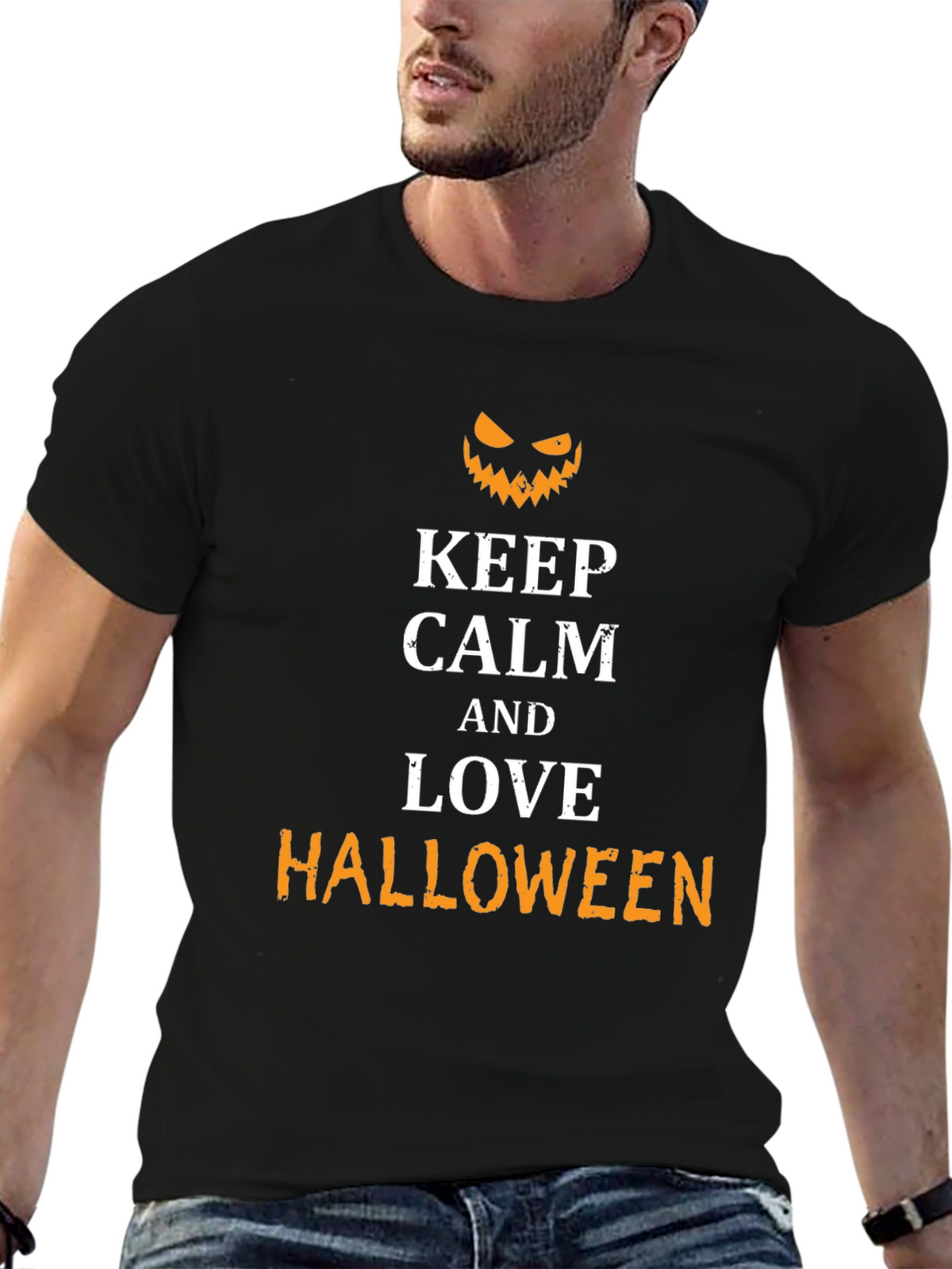 Keep Calm and Love Halloween T-Shirt