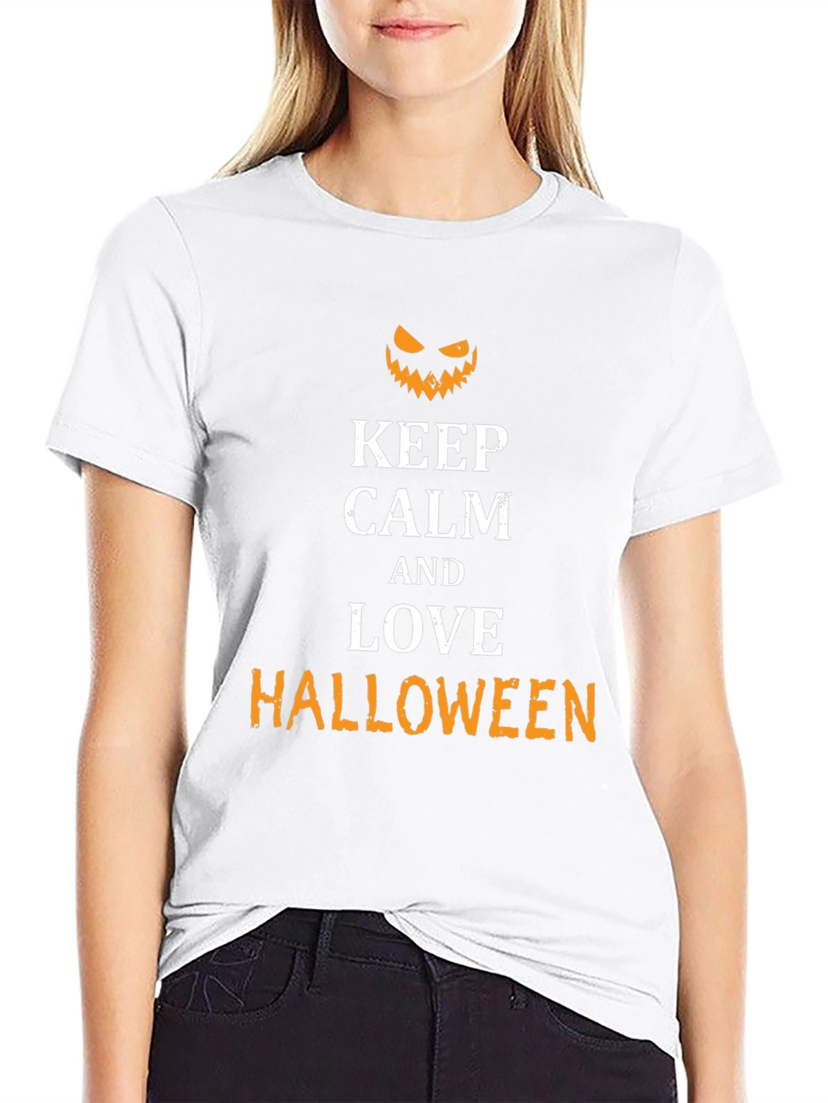Keep Calm and Love Halloween T-Shirt