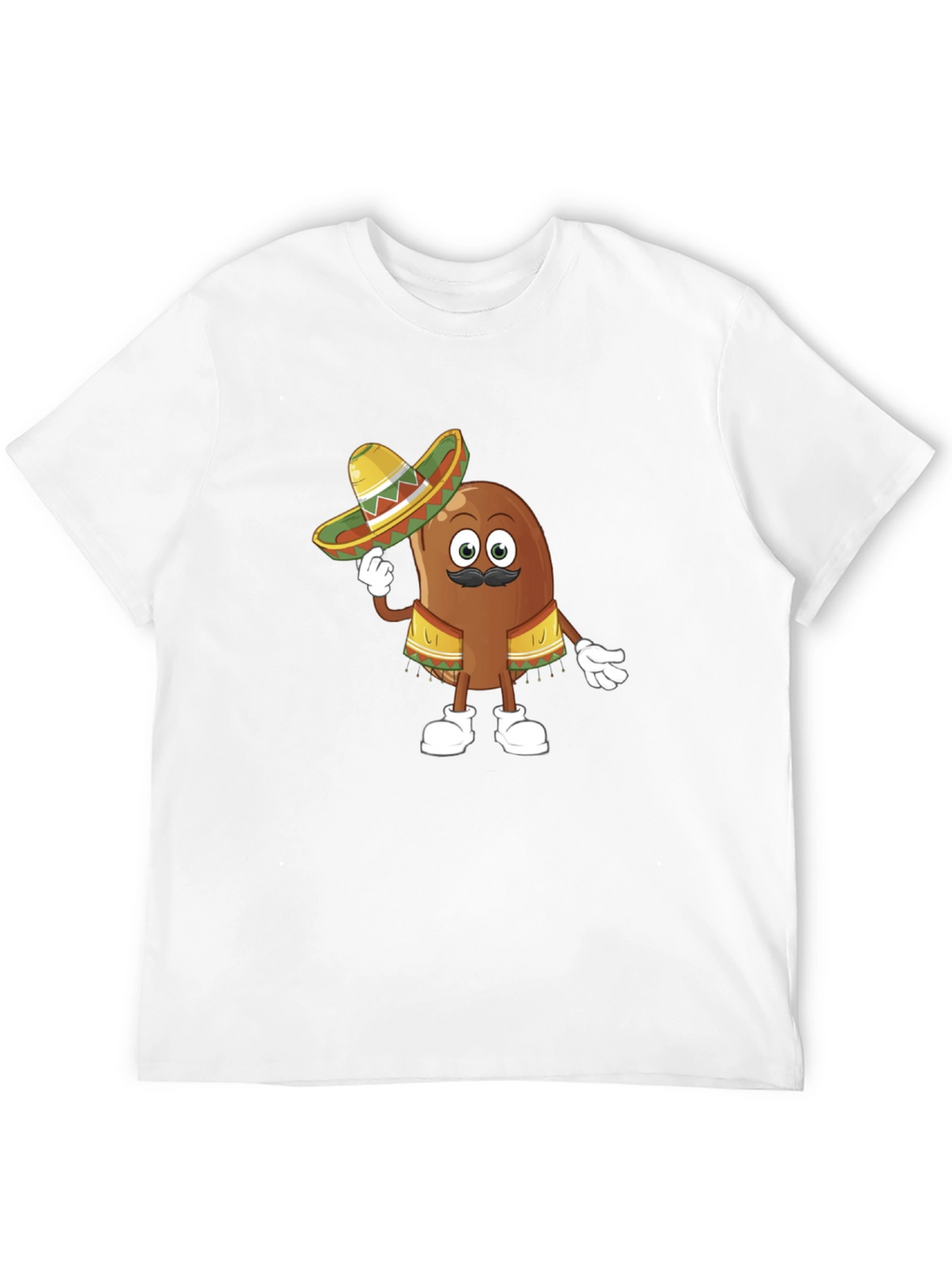Funny Mexican Bean Graphic T-Shirt