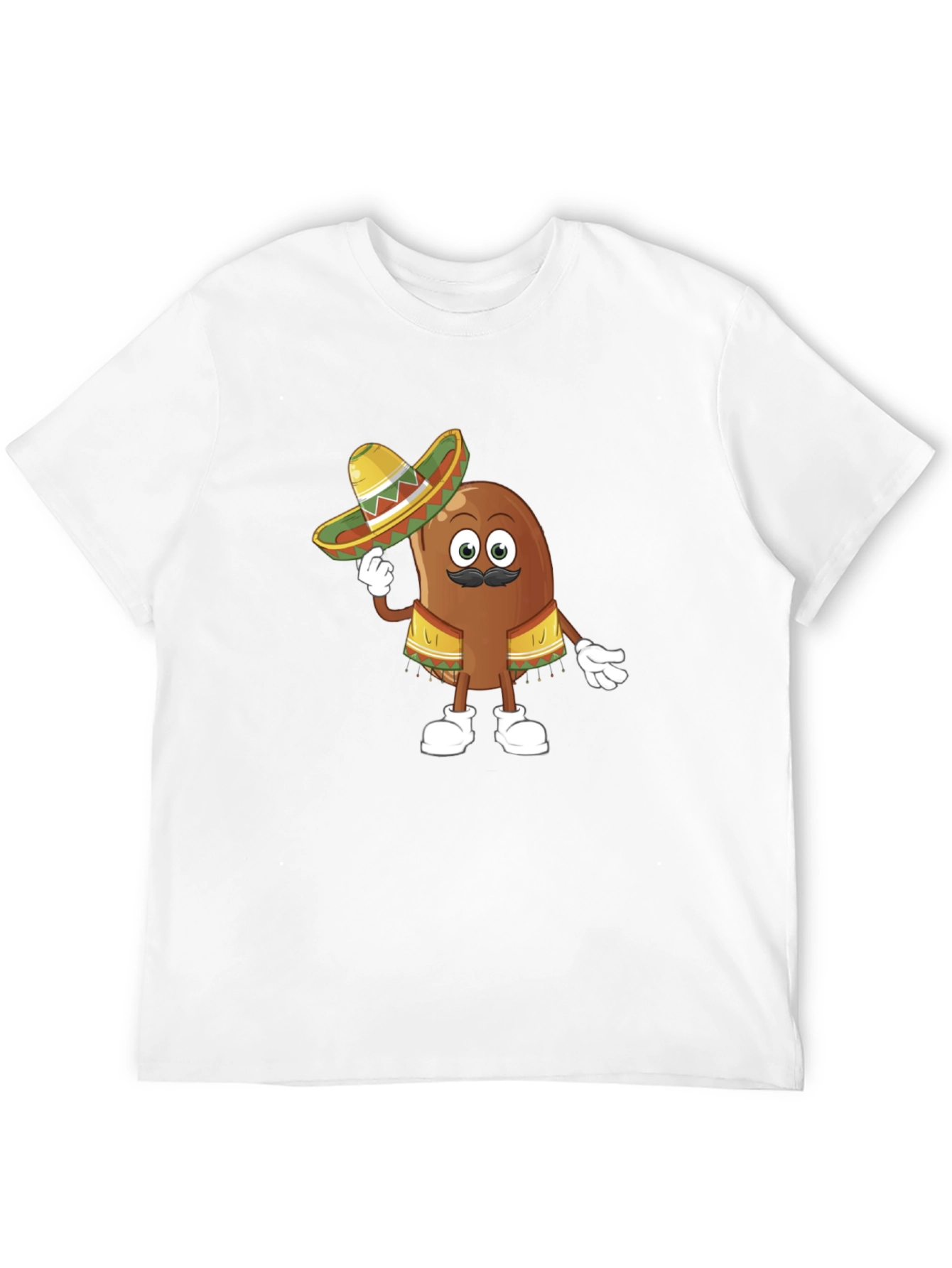 Funny Mexican Bean Graphic T-Shirt