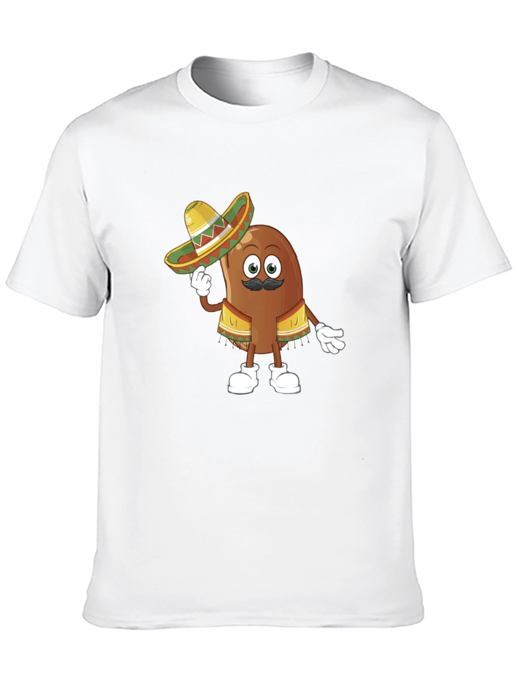 Funny Mexican Bean Graphic T-Shirt