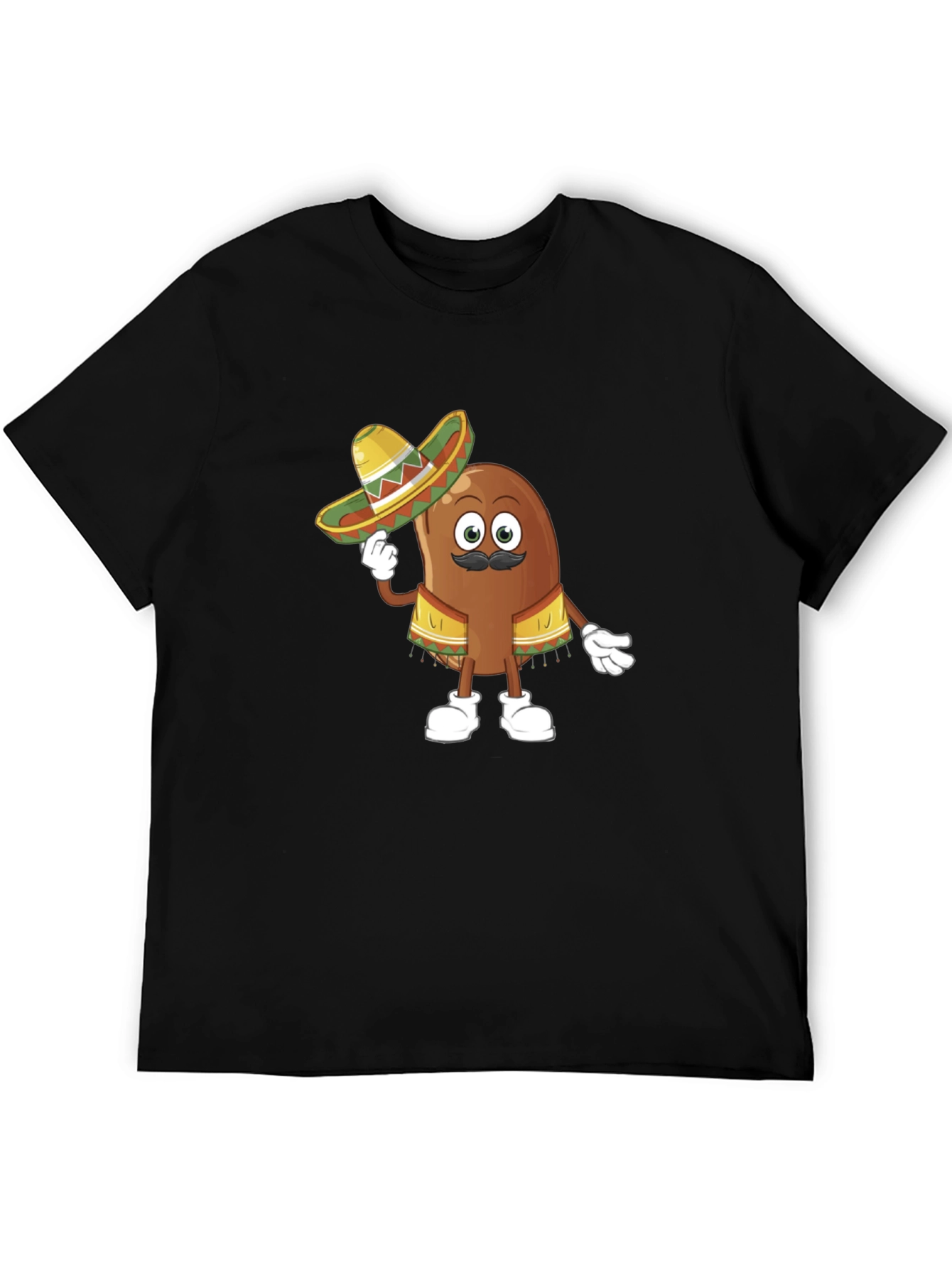 Funny Mexican Bean Graphic T-Shirt