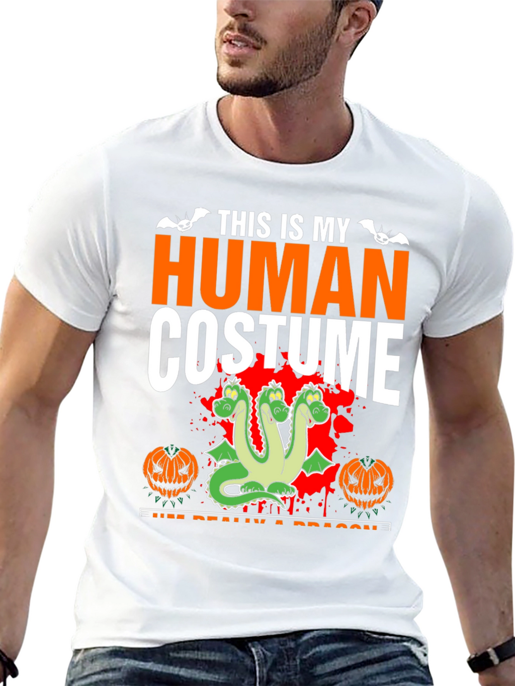 Halloween Dragon Costume T-Shirt