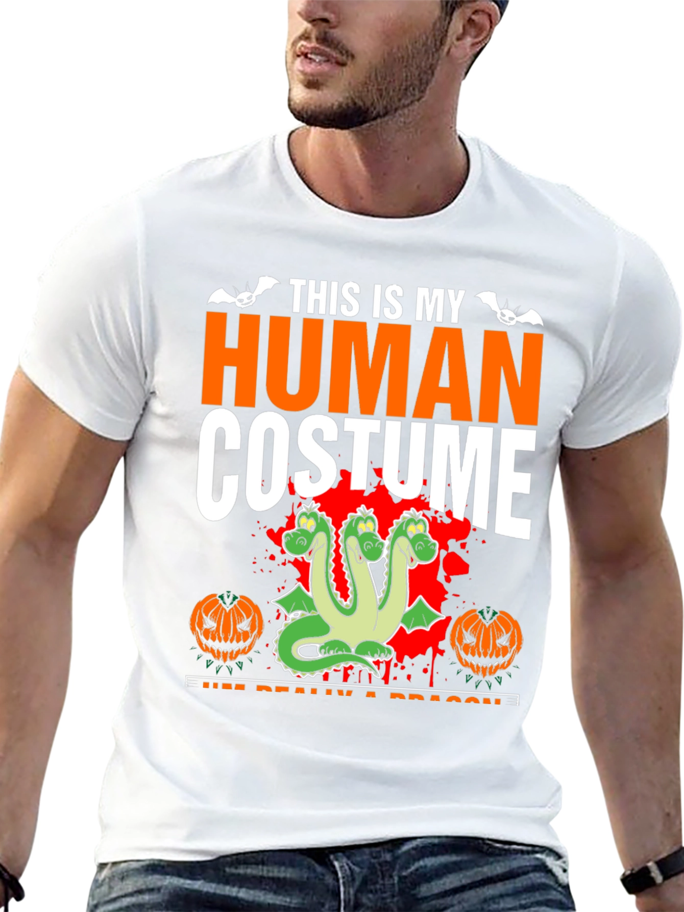 Halloween Dragon Costume T-Shirt