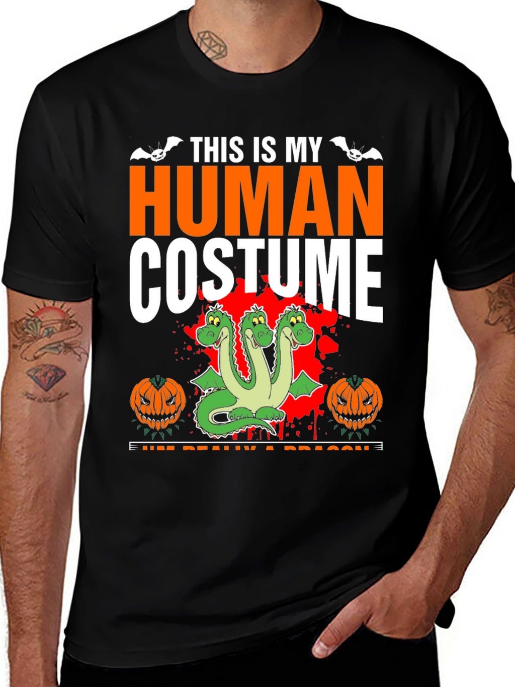 Halloween Dragon Costume T-Shirt