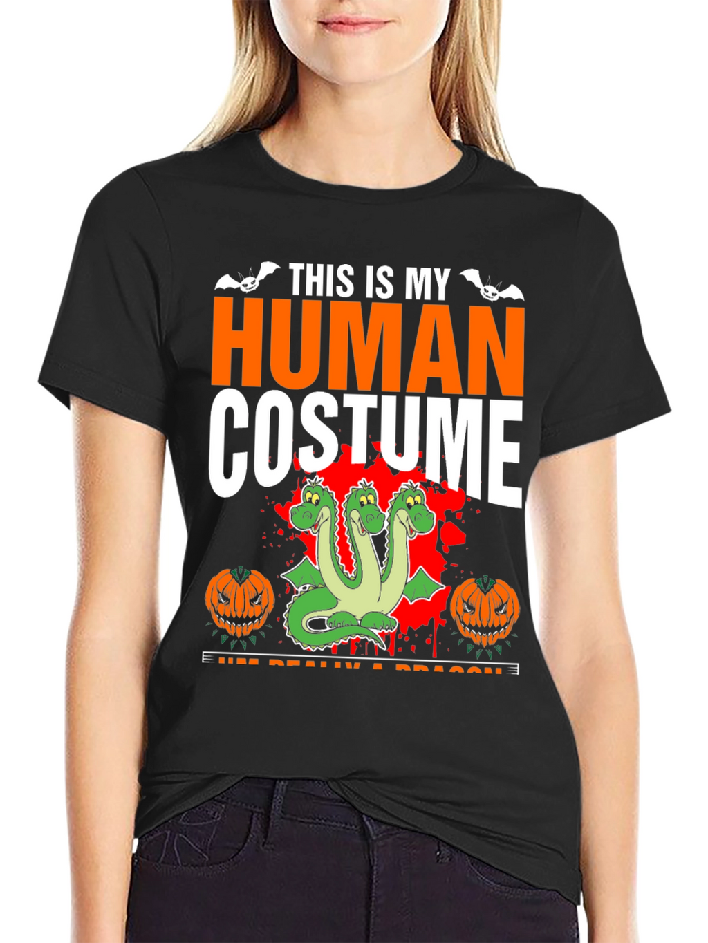 Halloween Dragon Costume T-Shirt