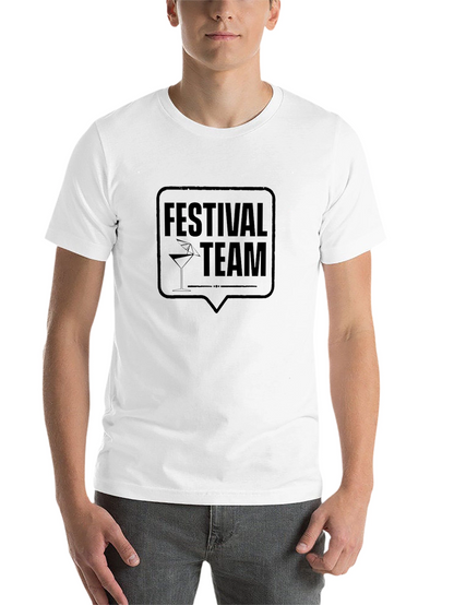 Festival Team Black T-Shirt - Party Crew Apparel