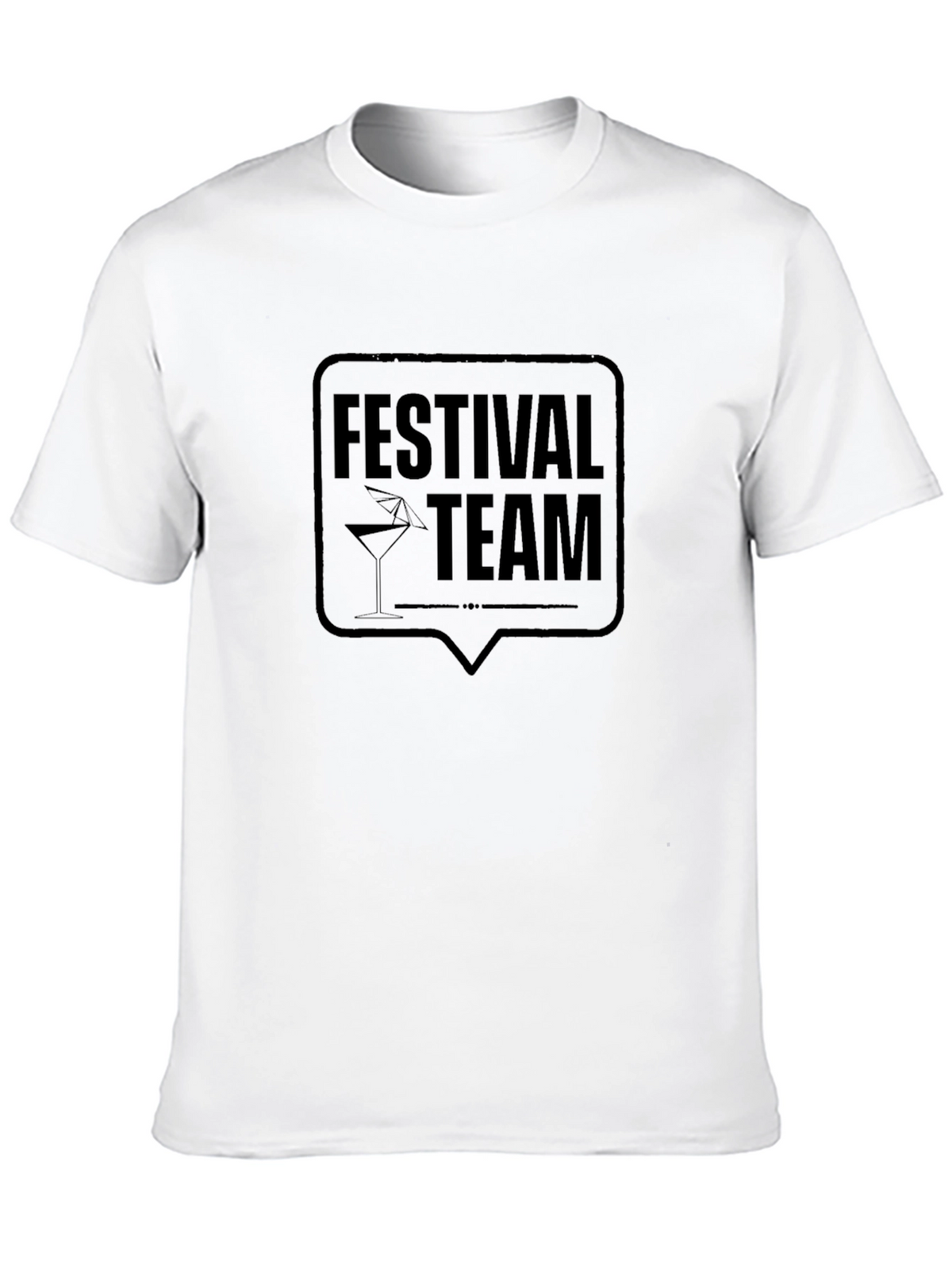 Festival Team Black T-Shirt - Party Crew Apparel