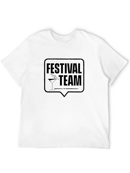 Festival Team Black T-Shirt - Party Crew Apparel