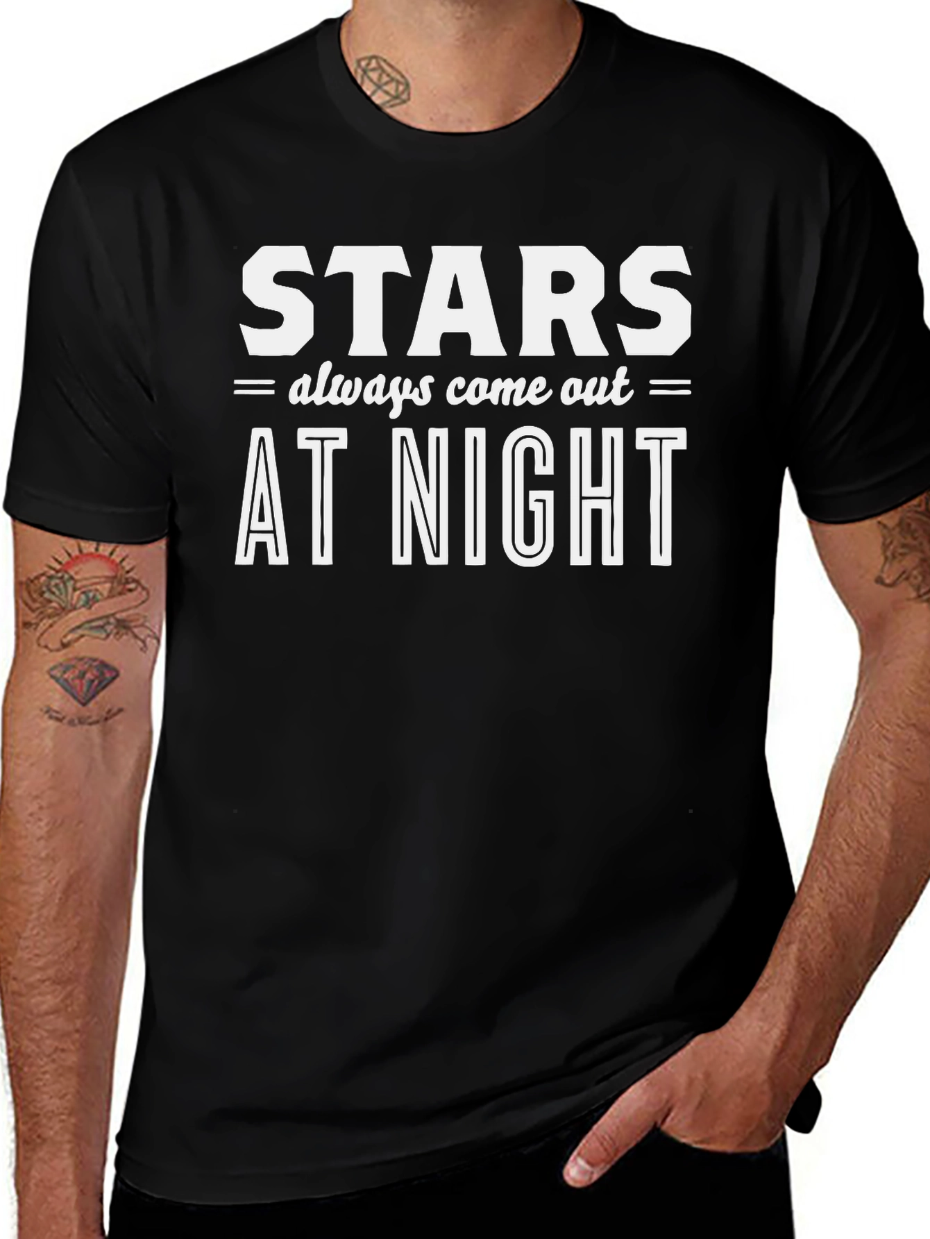 Stars Always Come Out at Night T-Shirt