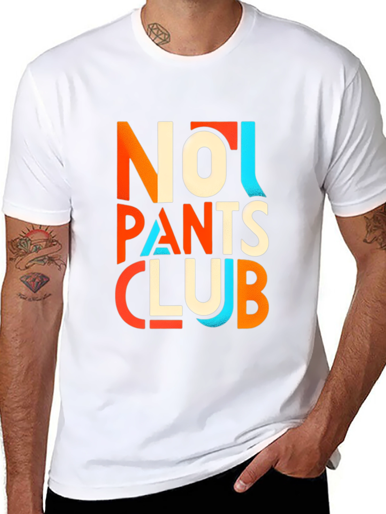 No Pants Club Graphic T-Shirt