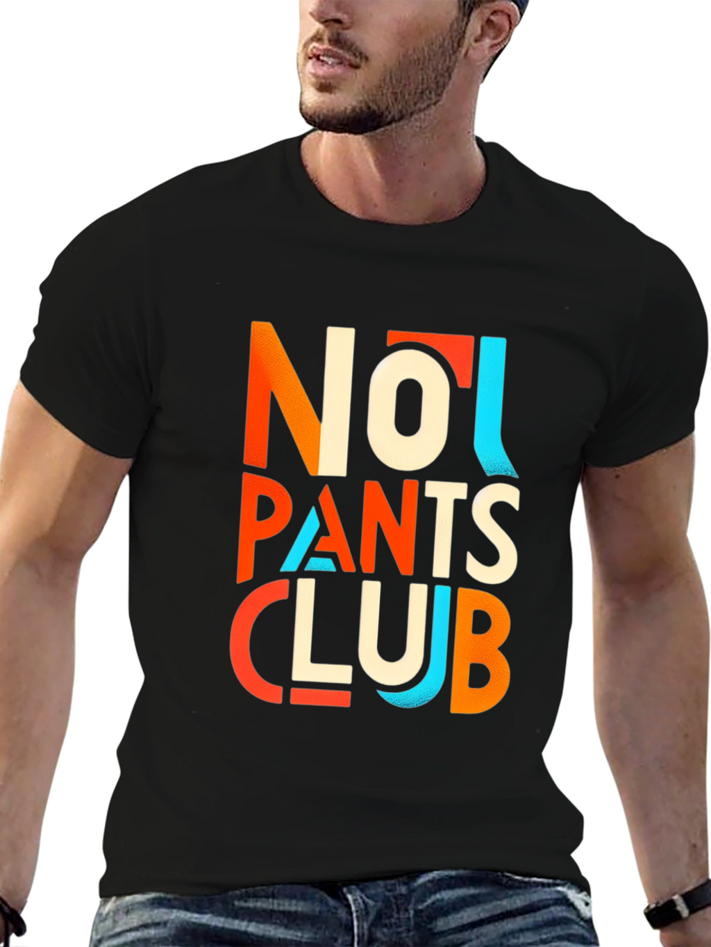 No Pants Club Graphic T-Shirt