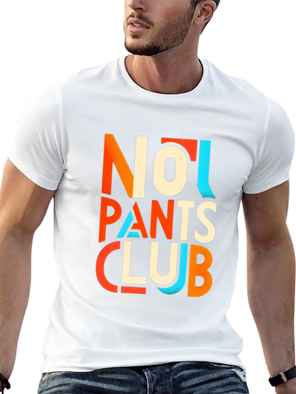 No Pants Club Graphic T-Shirt