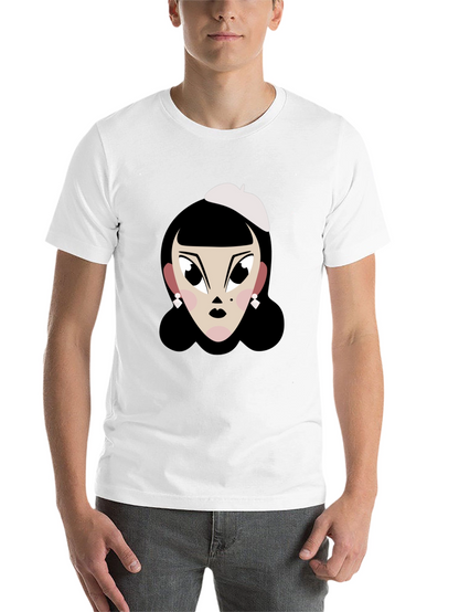 Cartoon Woman T-Shirt: Retro Chic Tee