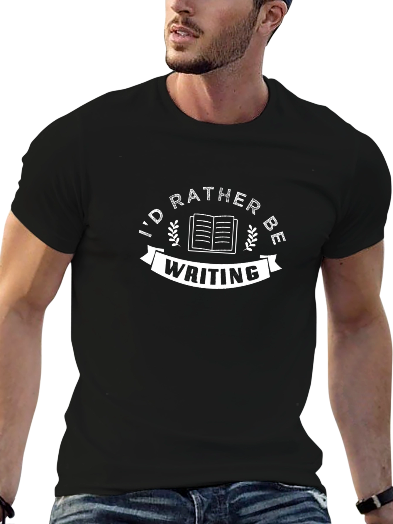 Id Rather Be Writing Graphic T-Shirt