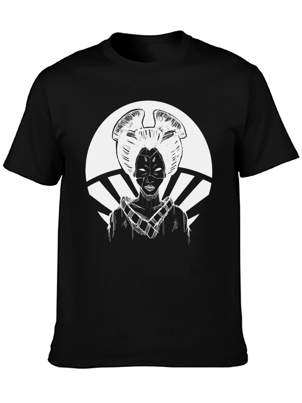 Geisha Graphic Black T-Shirt