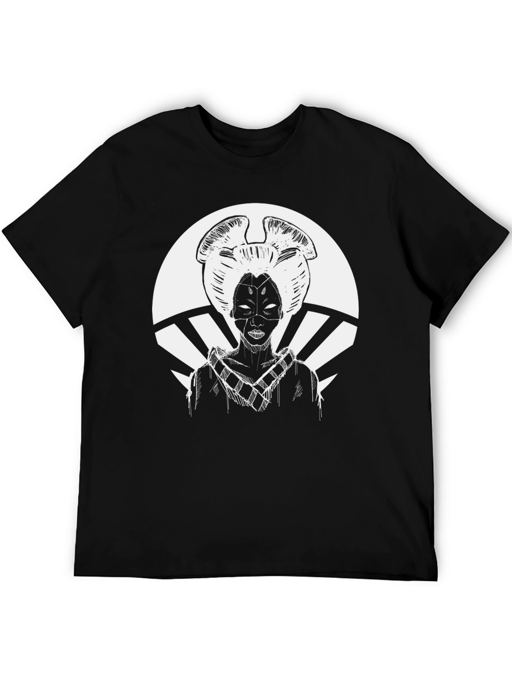 Geisha Graphic Black T-Shirt