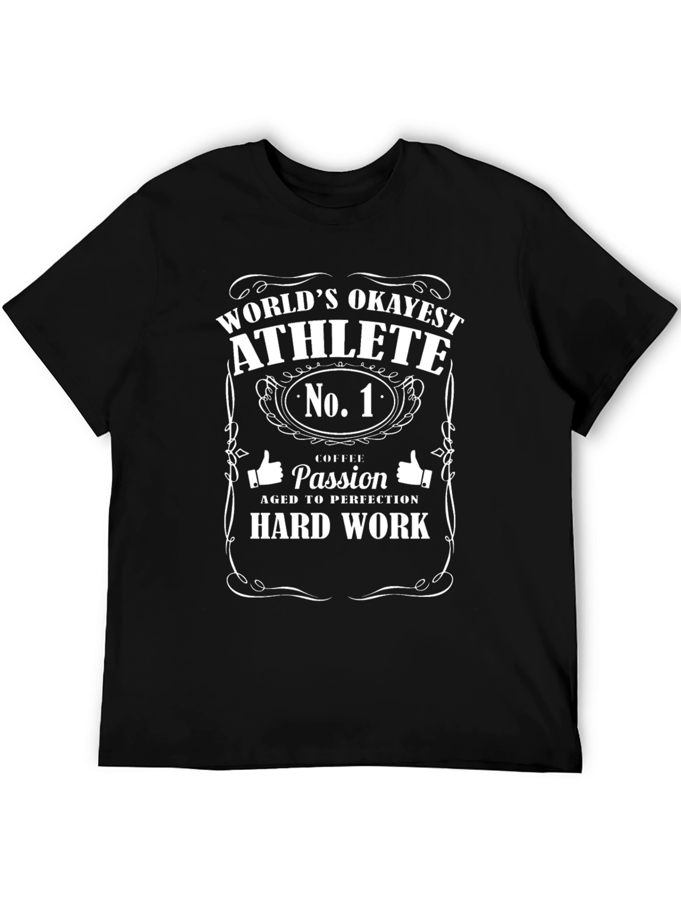 Worlds Okayest Athlete Graphic T-Shirt