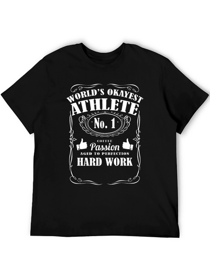 Worlds Okayest Athlete Graphic T-Shirt