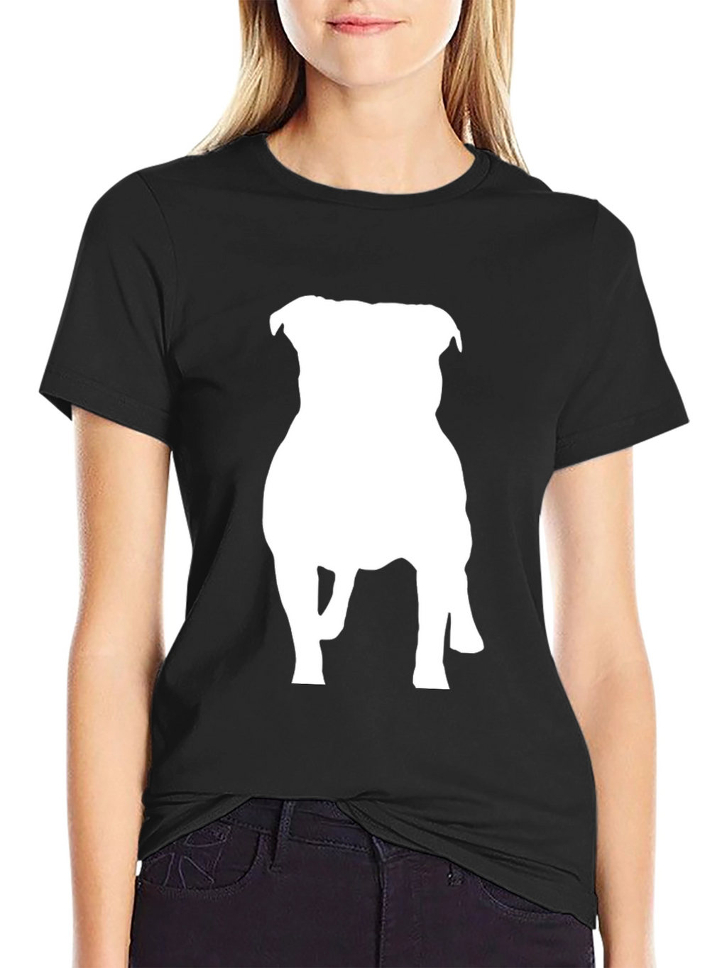 Dog Silhouette Graphic Tee