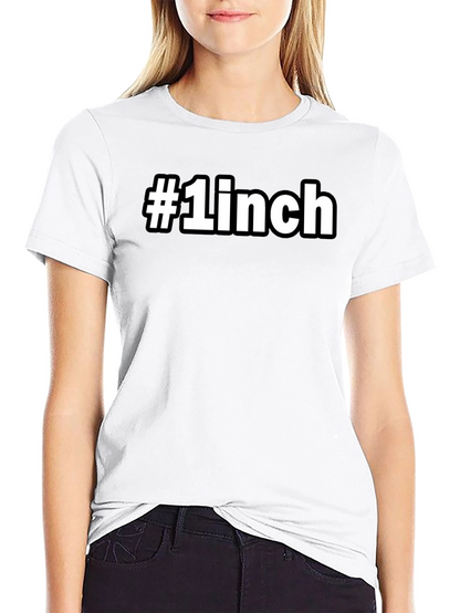 #1 Inch Novelty Graphic Tee - Bold Black T-Shirt