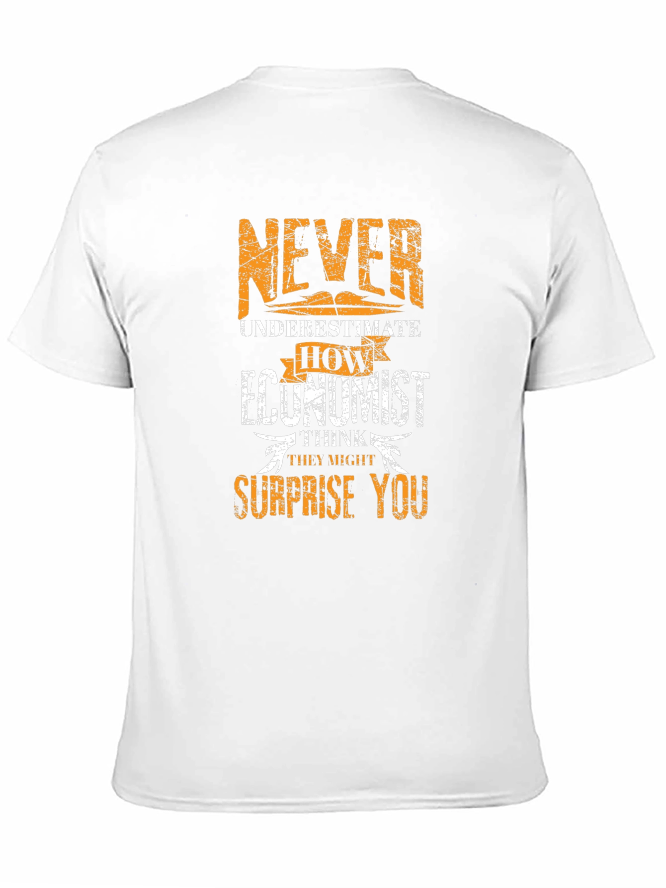 Economist Funny T-Shirt - Never Underestimate
